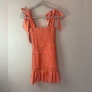 Fashion Nova - Pastel Peachy Orange - Dress - M